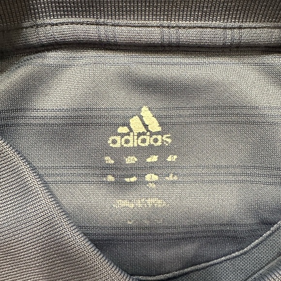 Adidas Golf Polo Shirt Men’s XL Blue Short Sleeve Performance Moisture Wicking - Picture 8 of 13